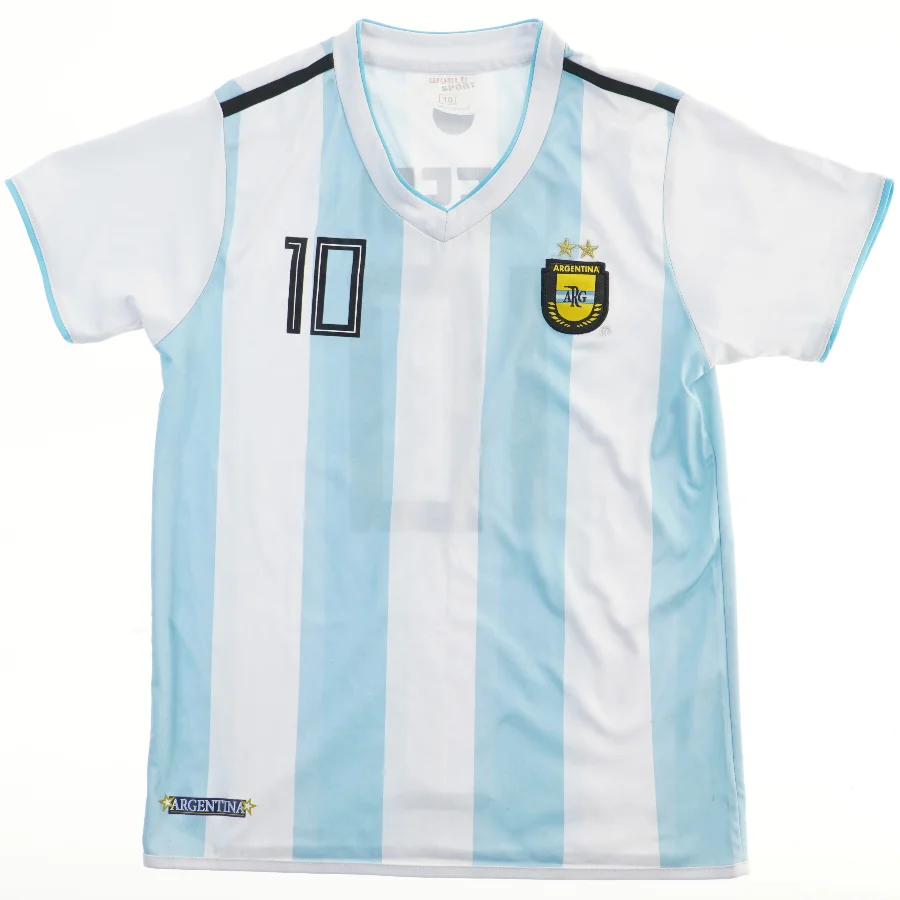 Argentina Messi fodboldtrøje med nummer 10 (str. 140)