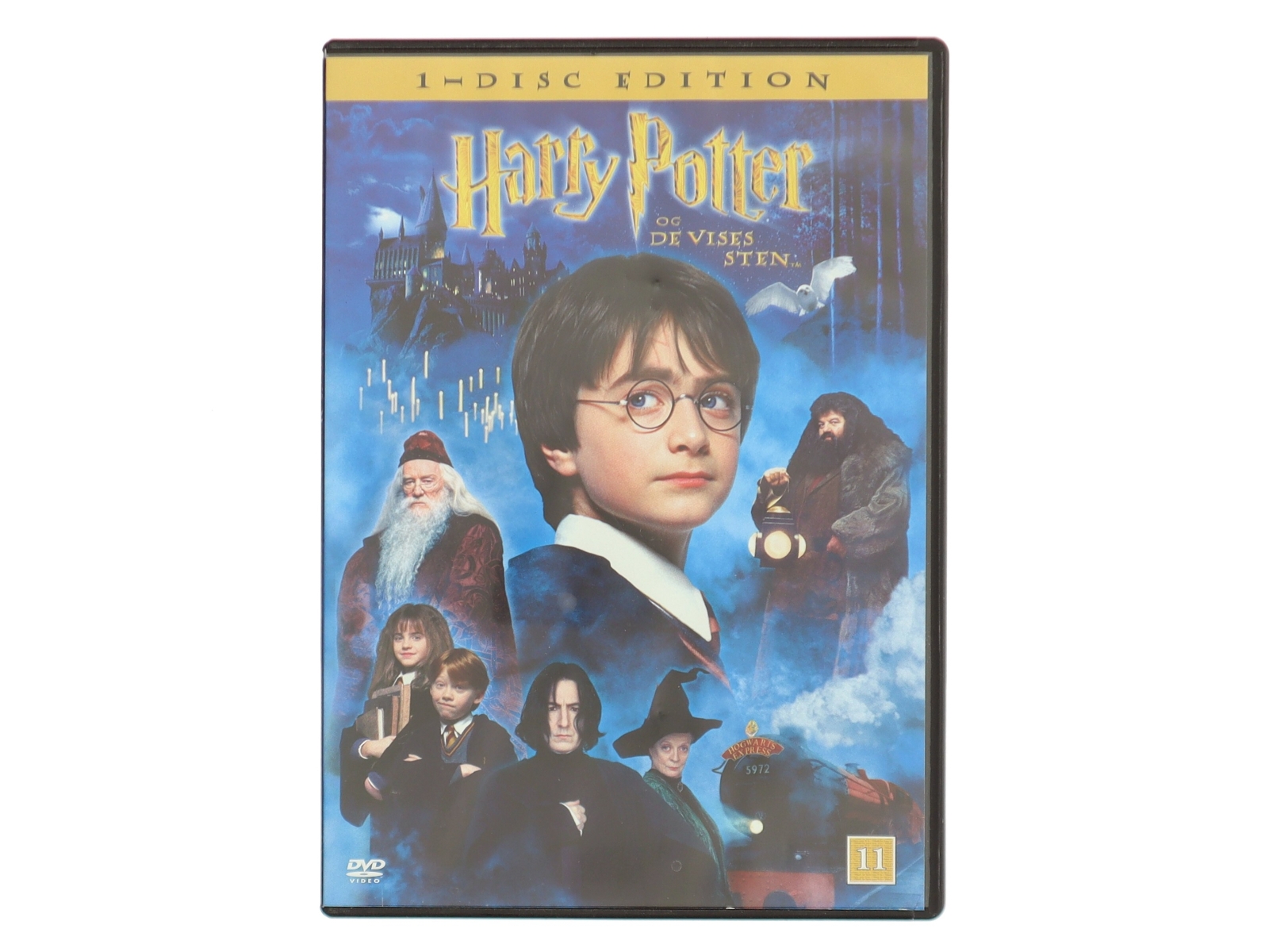 Harry Potter Og De Vises Sten med Daniel Radcliffe (DVD)
