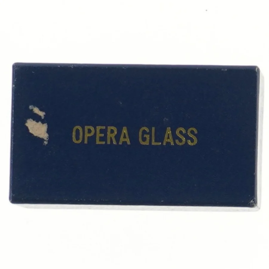 Kompakt opera kikkert med etui og æske (str. 10x5,5 cm)