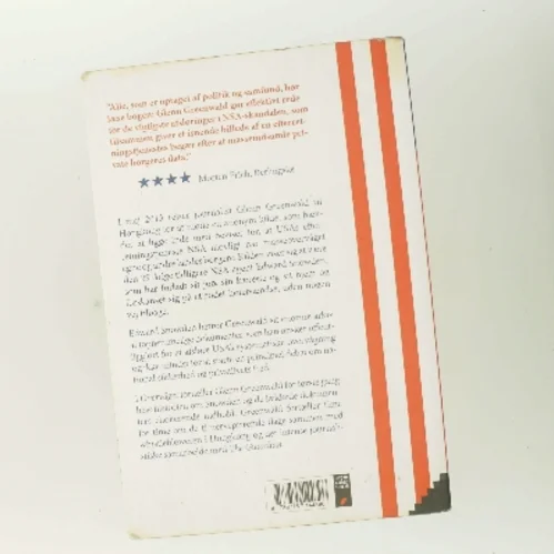 Overvåget : en insiderberetning om Edward Snowden, NSA og den amerikanske overvågningsstat af Glenn Greenwald (Bog)