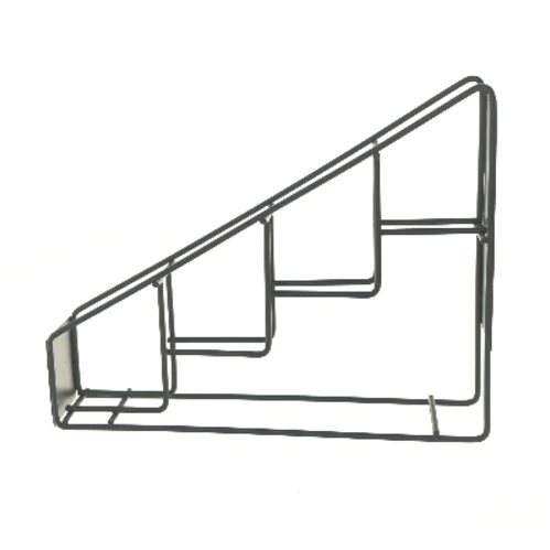 Sort metalflaskeholder til 3 flasker fra Maison Routin (str. 35x28x9 cm)