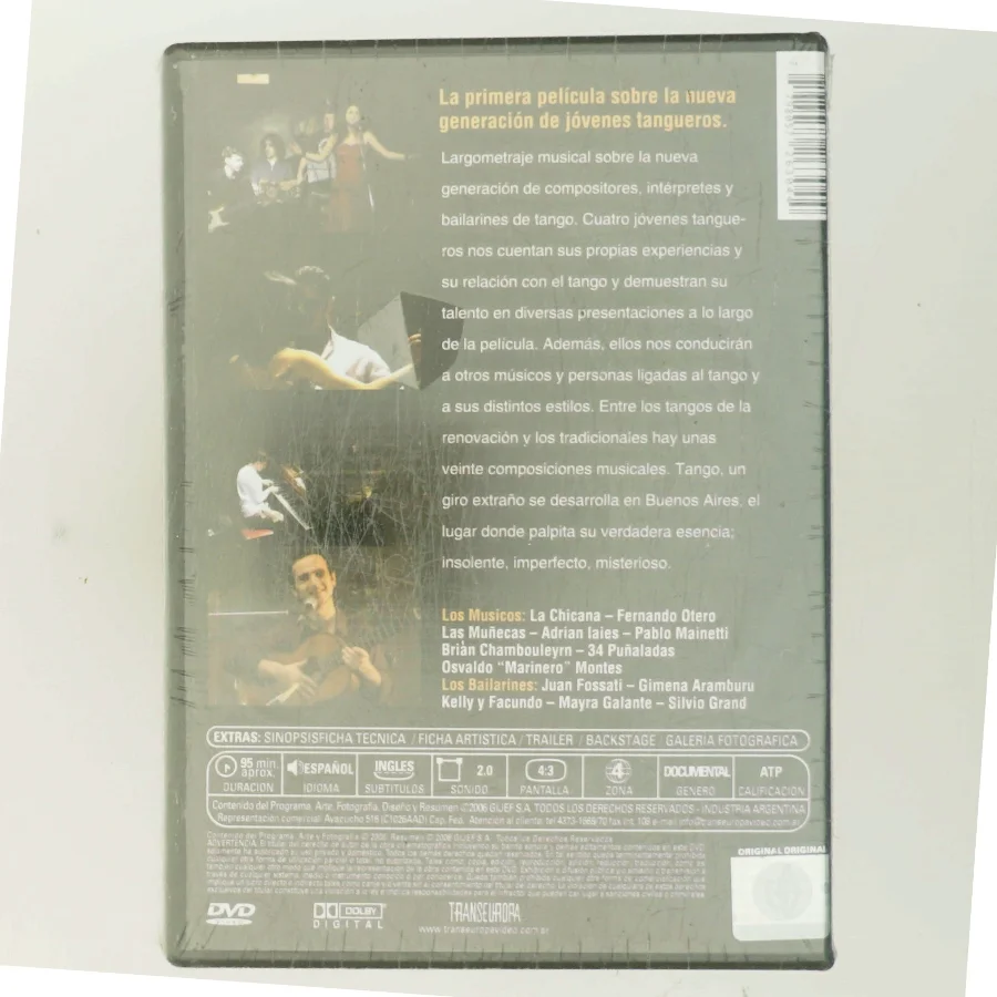 Tango un giro extrano med Diverse tango-musikere og dansere (DVD)