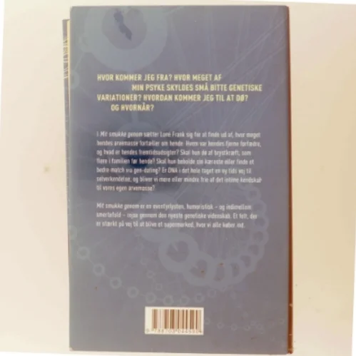 Mit smukke genom : historier fra genetikkens overdrev af Lone Frank (Bog)