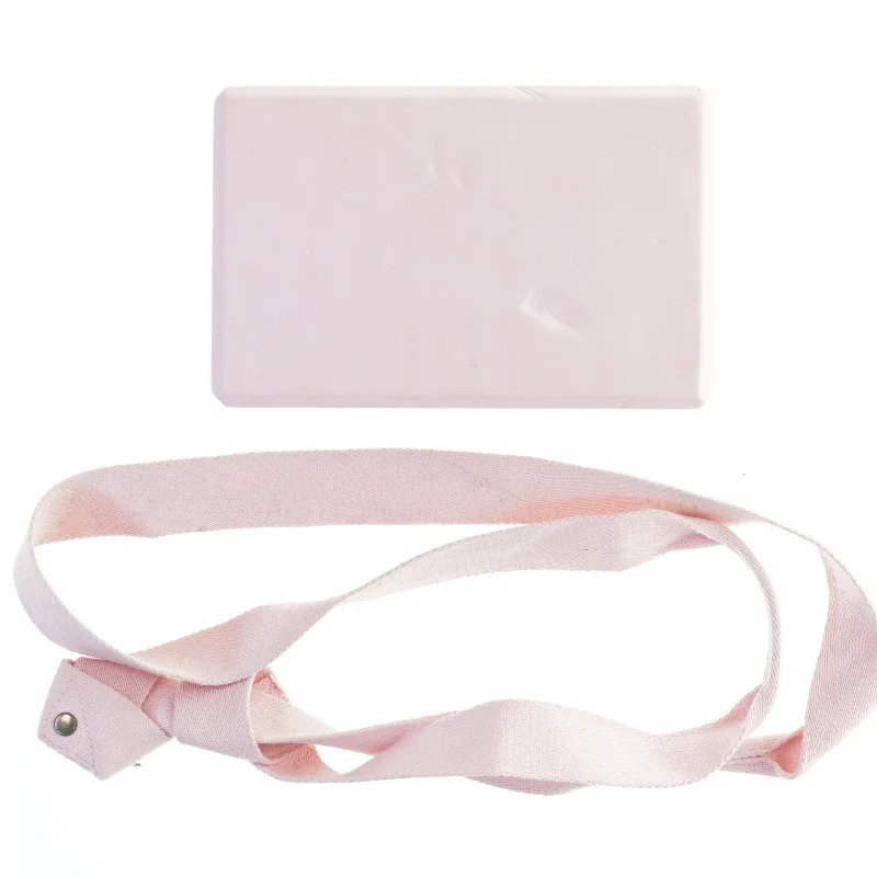 Yogablok med rem (str. 22x14 cm)