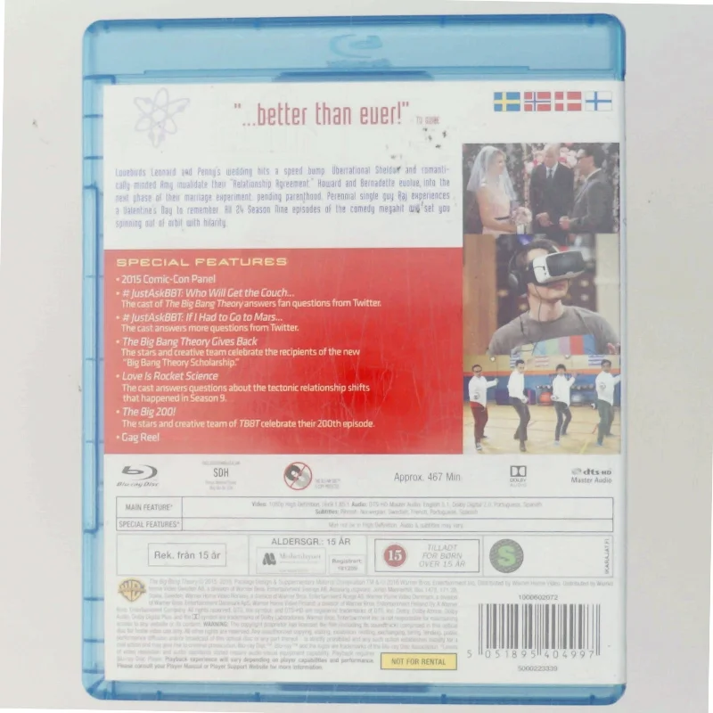 The Complete Ninth Season med Johnny Galecki (DVD)