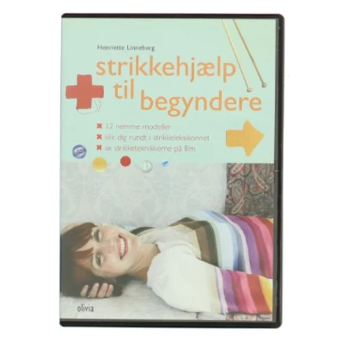 Strikkehjælp til begyndere af Henriette Linneberg (Bog)