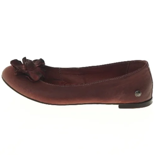 Brune ballerina sko med blomster fra Neosens (str. 38 )