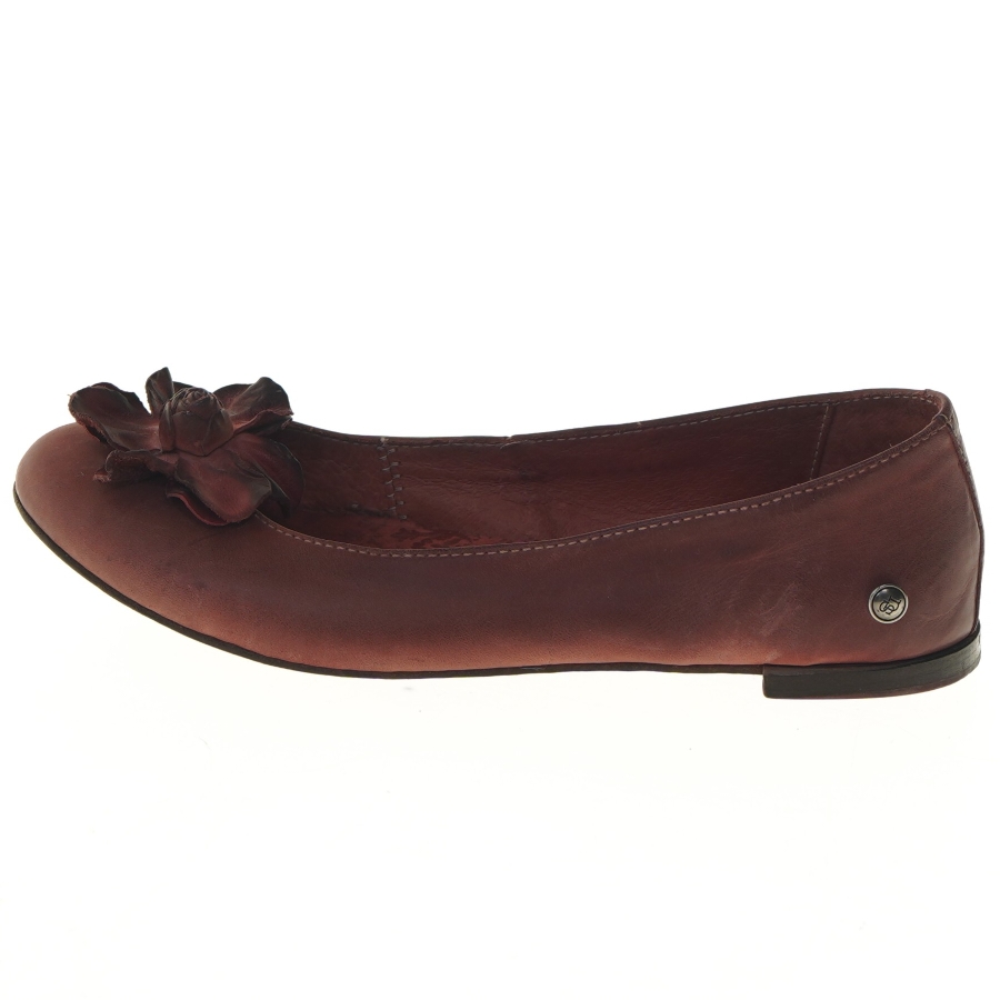 Brune ballerina sko med blomster fra Neosens (str. 38 )