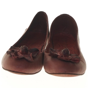 Brune ballerina sko med blomster fra Neosens (str. 38 )