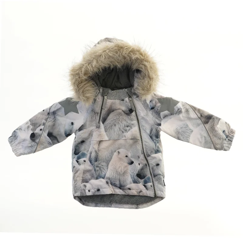 Vinterjakke med isbjørnemotiv fra Molo (str. 92)