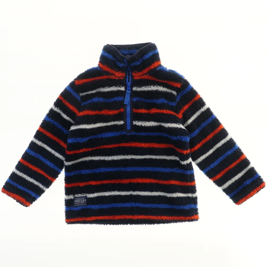 Strikket trøje med striber fra Joules (str. 104)