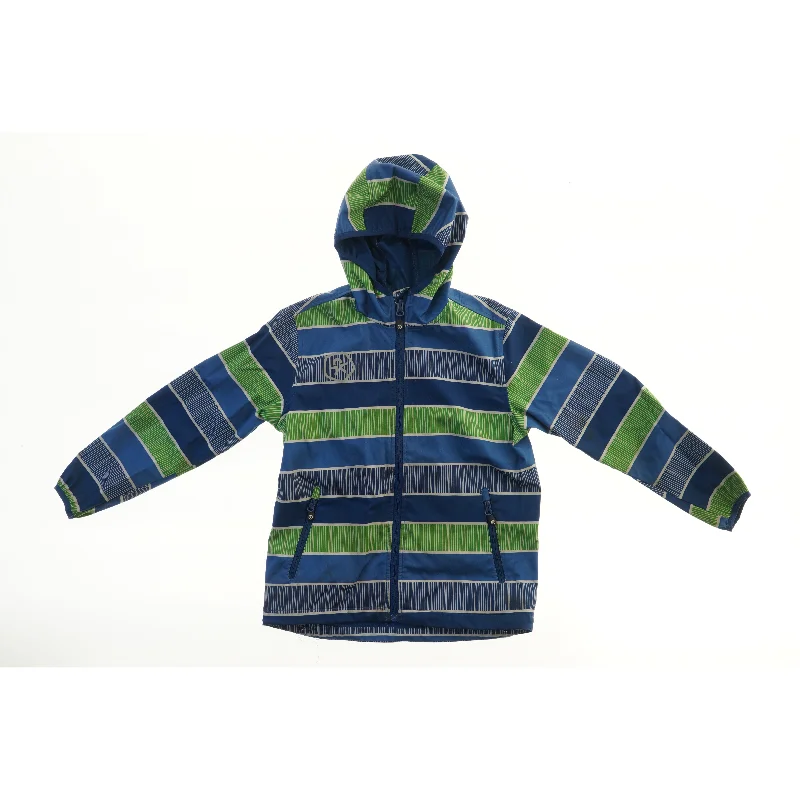 Regnjakke med striber og hætte fra Color Kids (str. 128)