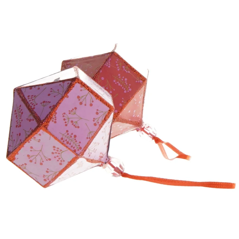 Dekorative juleornamenter (str. 9x7,5 cm)