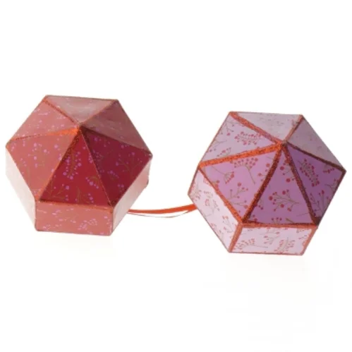 Dekorative juleornamenter (str. 9x7,5 cm)