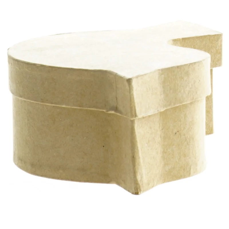 Fugleformet opbevaringskasse (str. 17x11x6 cm)