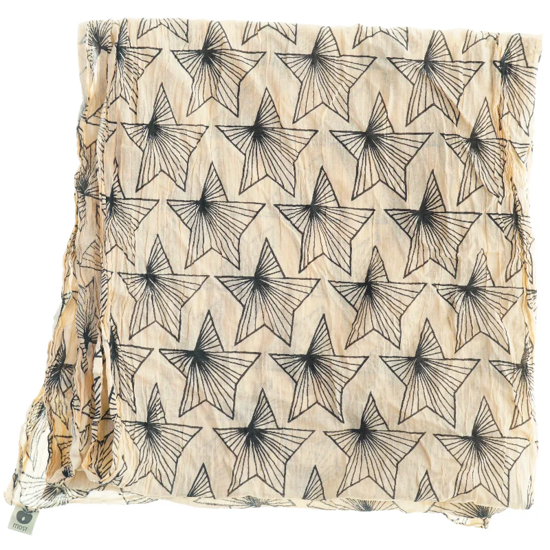 Mønstret tørklæde fra Most (str. 95 x, 190 cm)