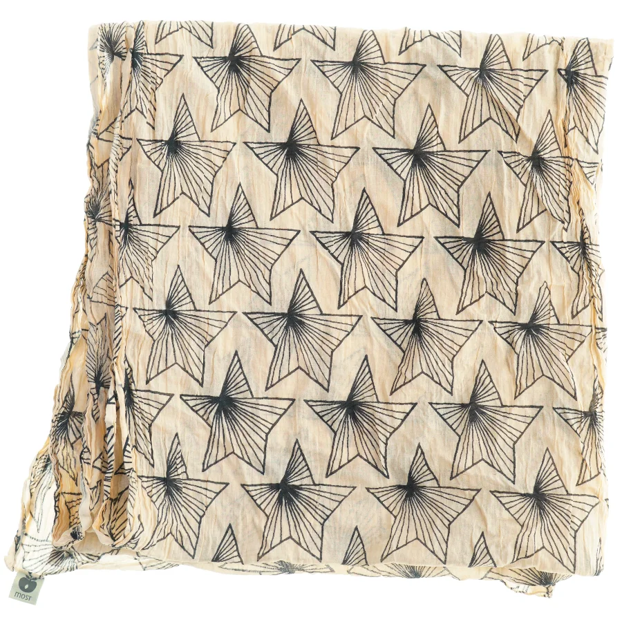 Mønstret tørklæde fra Most (str. 95 x, 190 cm)