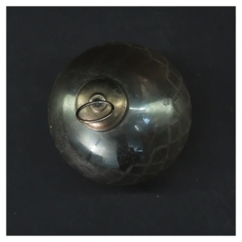 Stor flot glas julekugle (str. Ø 8 cm)