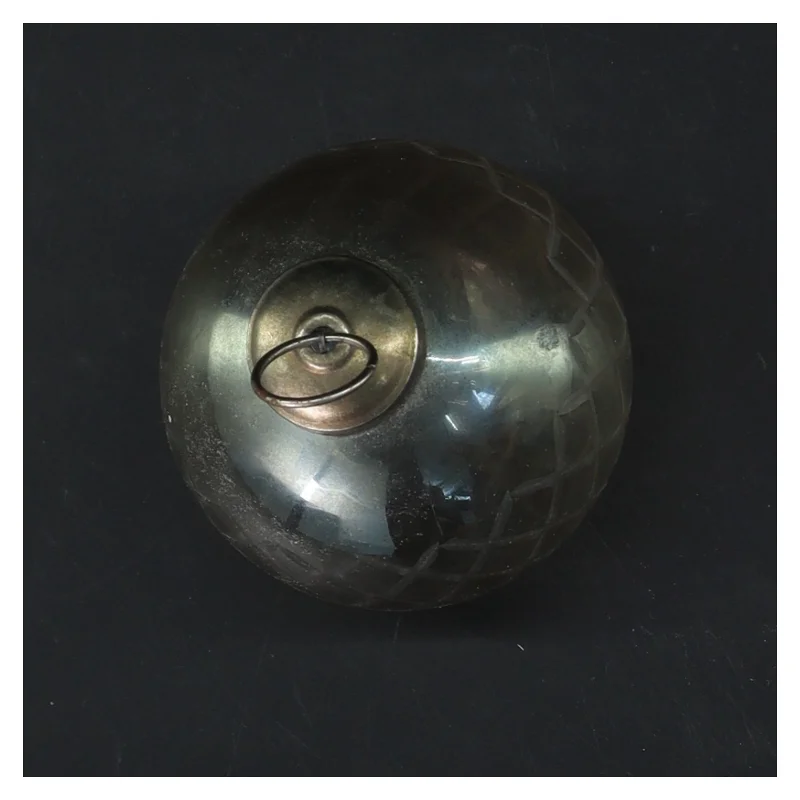 Stor flot glas julekugle (str. Ø 8 cm)