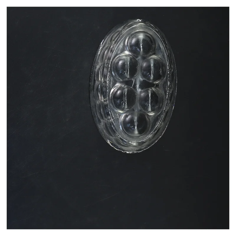 Vintage Glasform til gelé / buddingeform (str. 16,5x9x11 cm)