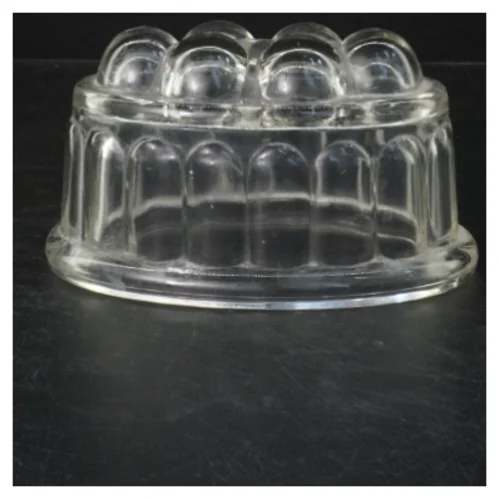 Vintage Glasform til gelé / buddingeform (str. 16,5x9x11 cm)
