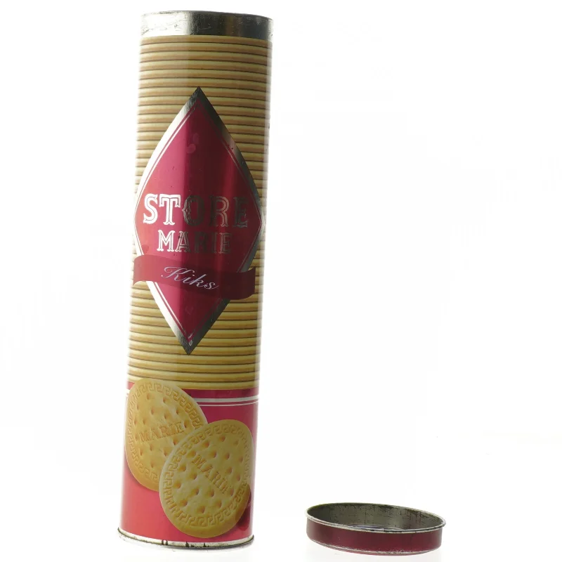 Vintage Store Marie kiks dåse (str. Ø. 6,5 cm. længde. 25,5 cm)