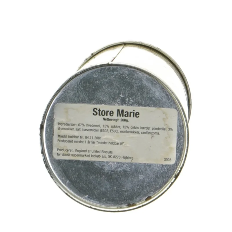 Vintage Store Marie kiks dåse (str. Ø. 6,5 cm. længde. 25,5 cm)