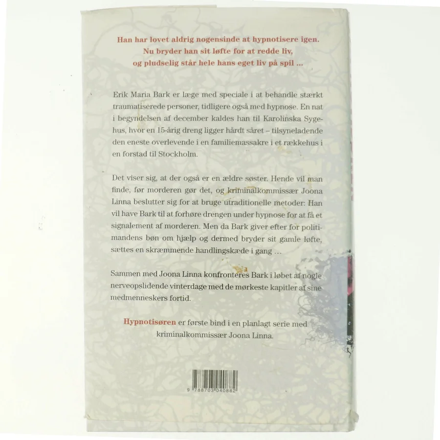 Hypnotisøren : kriminalroman af Lars Kepler (Bog)