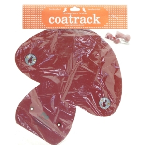 Rød knagerække formet som fluesvamp fra pakhuisoost (str. 23,5x23 cm)