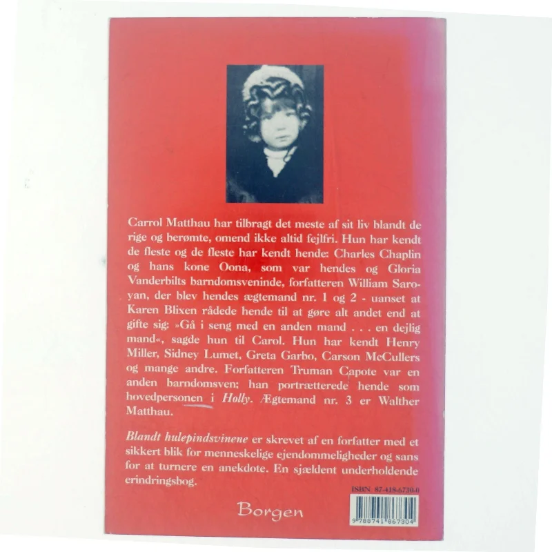 Blandt hulepindsvinene : erindringer af Carol Matthau (Bog) fra Borgen