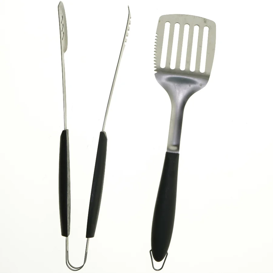 Grillredskaber i rustfrit stål (str. 43,5 cm)