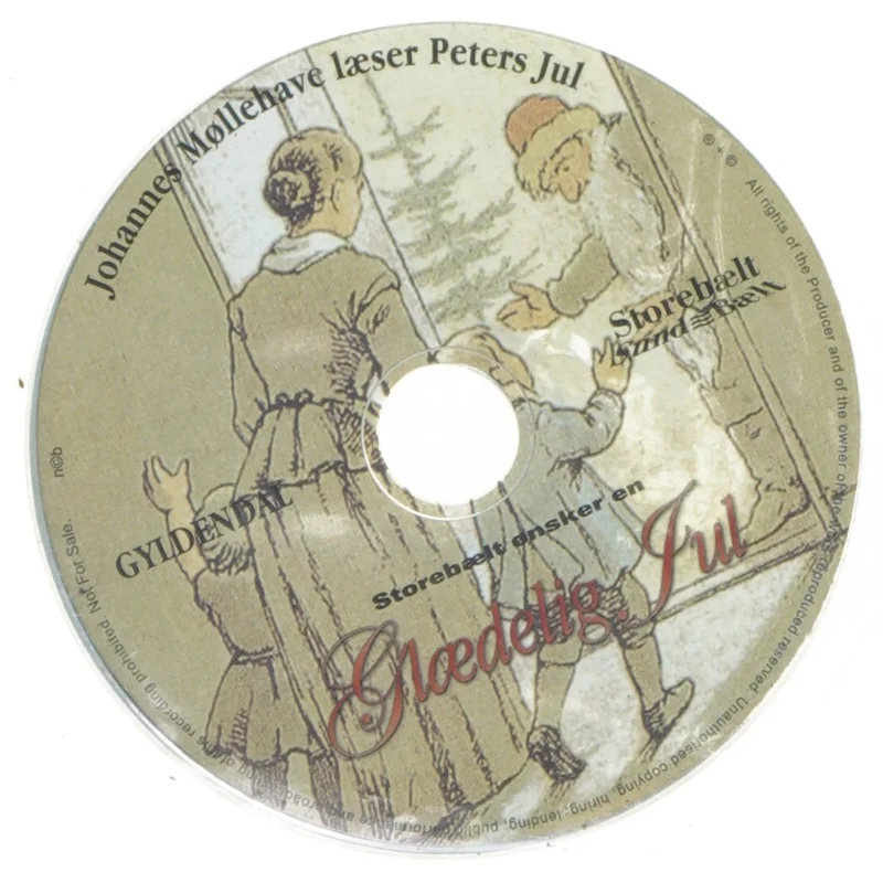 Johannes Møllehave CD med Peters Jul fra Gyldendal