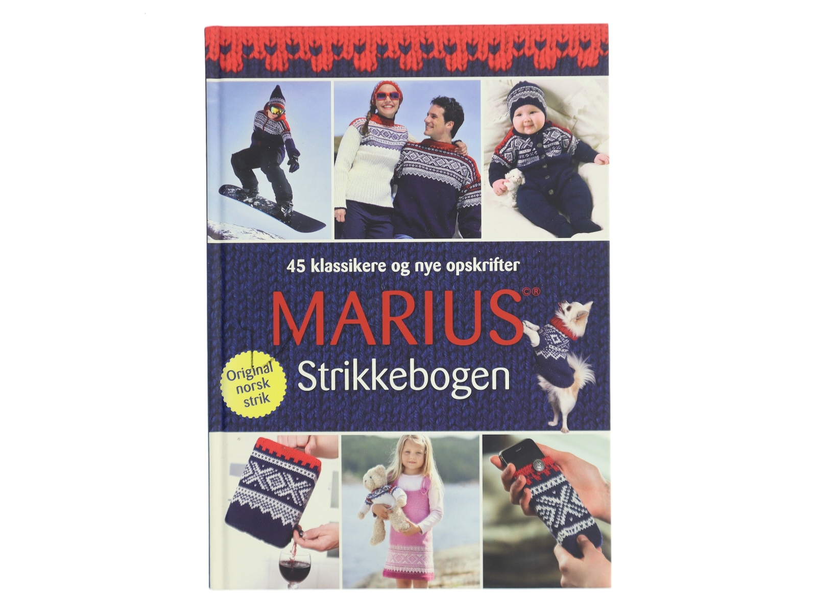 Marius strikkebogen : 45 klassikere og nye opskrifter (Bog)