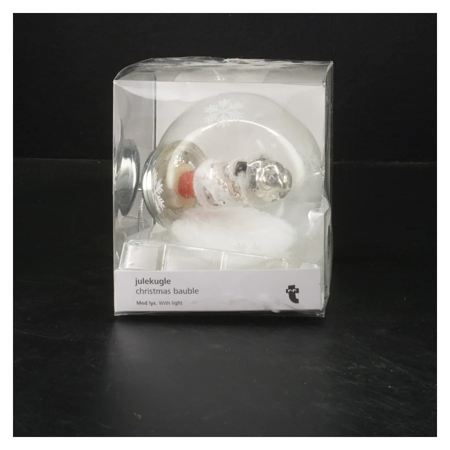 Julekugle med lys fra Tiger (str. Ø 9,5 cm)