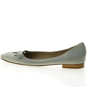  Lyseblå læder ballerinasko fra Noa Noa (str. 42)