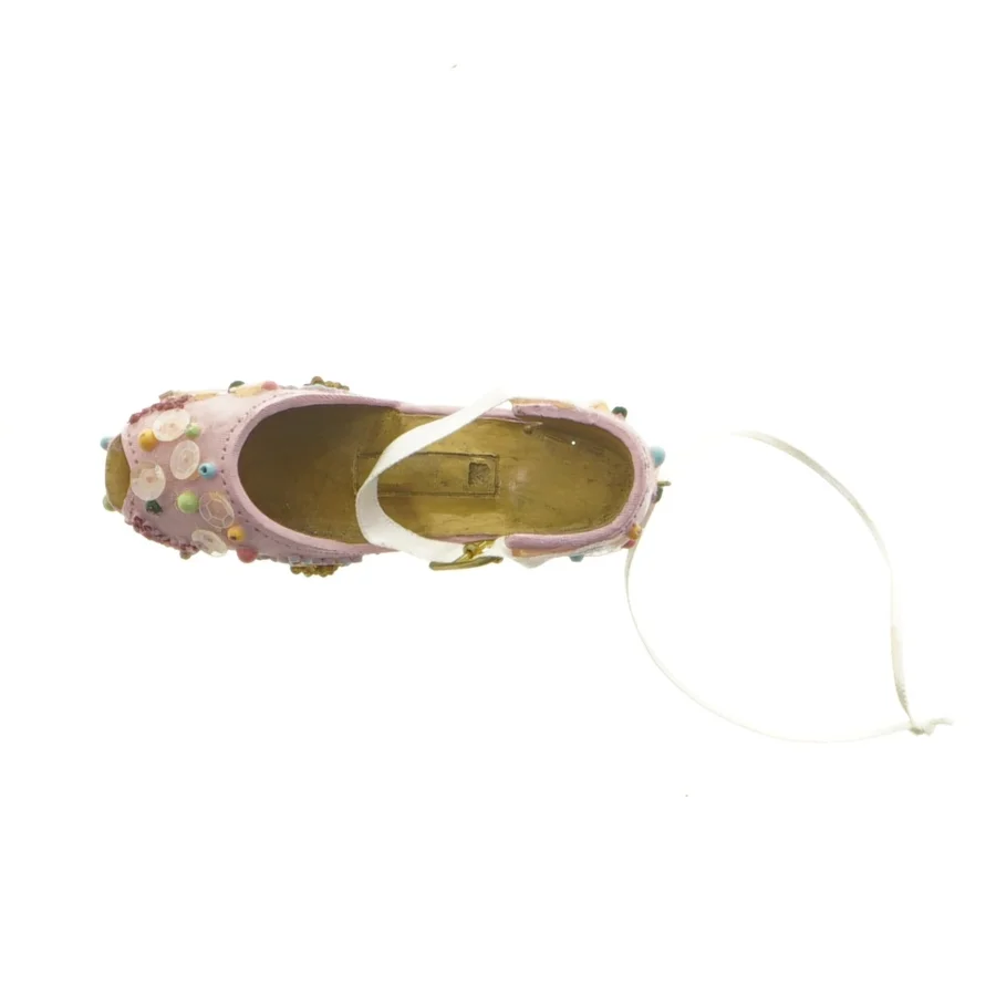 Dekoreret damesko fra Just The Right Shoe By Raine (str. 9 x 3 x 5,5 cm)