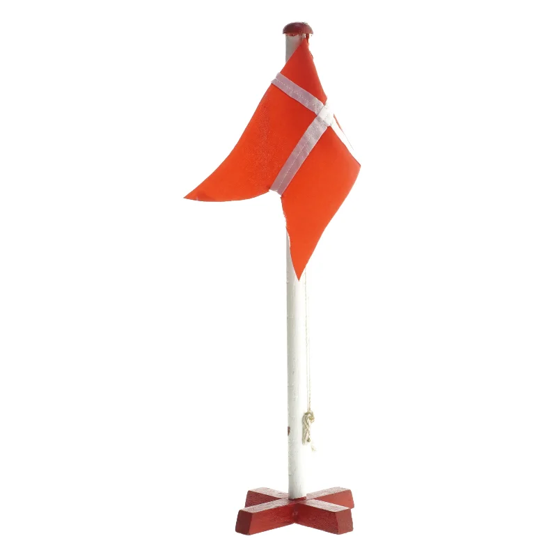 Miniatyr flagstang med Dannebrog (str. 30 cm)