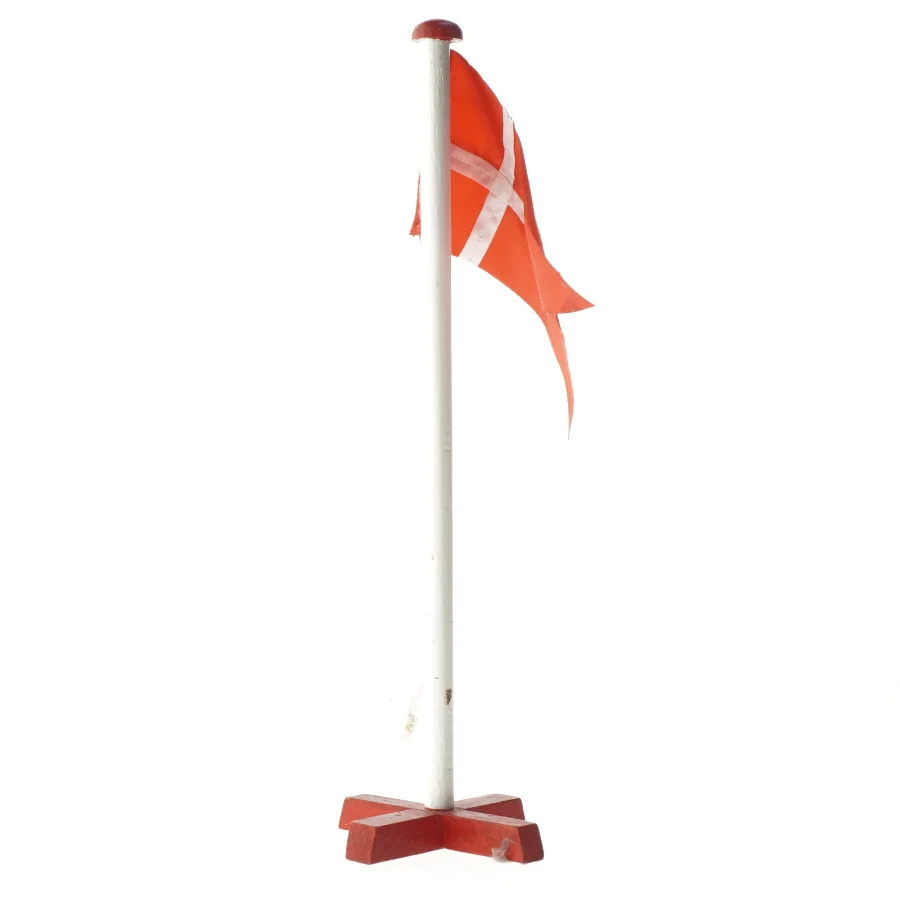 Miniatyr flagstang med Dannebrog (str. 30 cm)