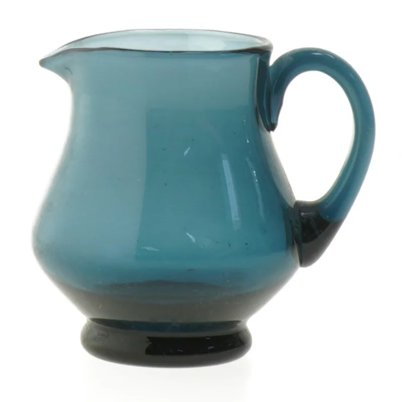 Flødekande, finsk glas af Tamara Aladin (str. Ø 5,5 cm længde 8,5 cm)