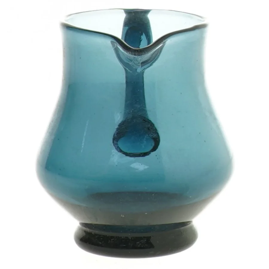 Flødekande, finsk glas af Tamara Aladin (str. Ø 5,5 cm længde 8,5 cm)