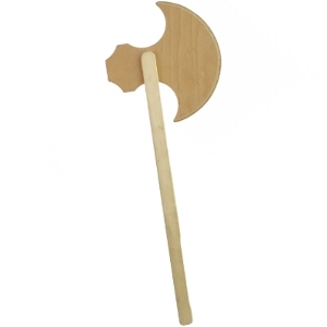 Træ-økse (str. 53 x 19 cm)