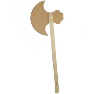 Træ-økse (str. 53 x 19 cm)