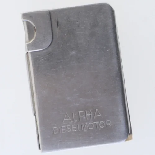 Metaltændstikæskeholder (str. 6 x 4 cm)