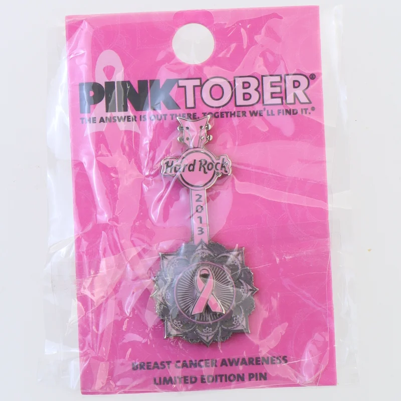 Samleobjekt Pinktober Hard Rock pins