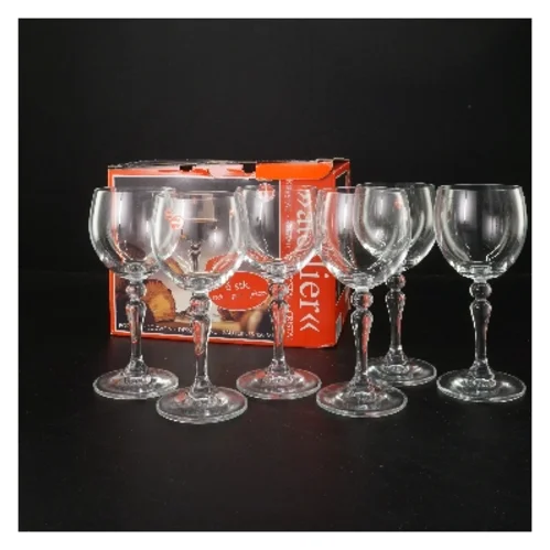 Krystal dessertglas 6 stk. fra Atelier (str. 15 cm)