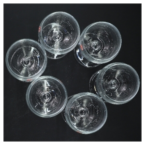 Krystal dessertglas 6 stk. fra Atelier (str. 15 cm)