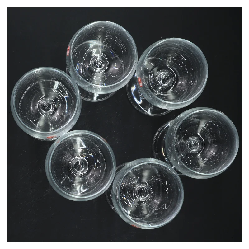 Krystal dessertglas 6 stk. fra Atelier (str. 15 cm)