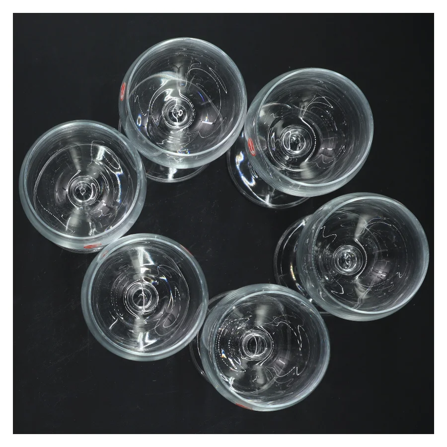 Krystal dessertglas 6 stk. fra Atelier (str. 15 cm)