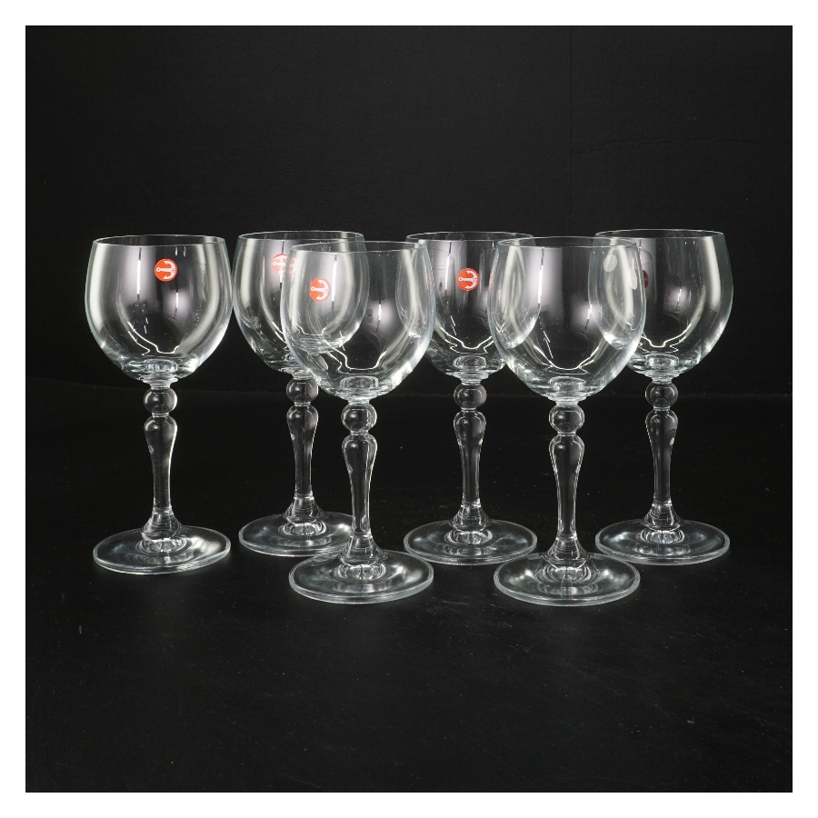 Krystal dessertglas 6 stk. fra Atelier (str. 15 cm)