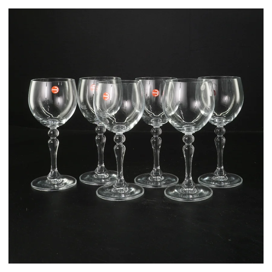 Krystal dessertglas 6 stk. fra Atelier (str. 15 cm)